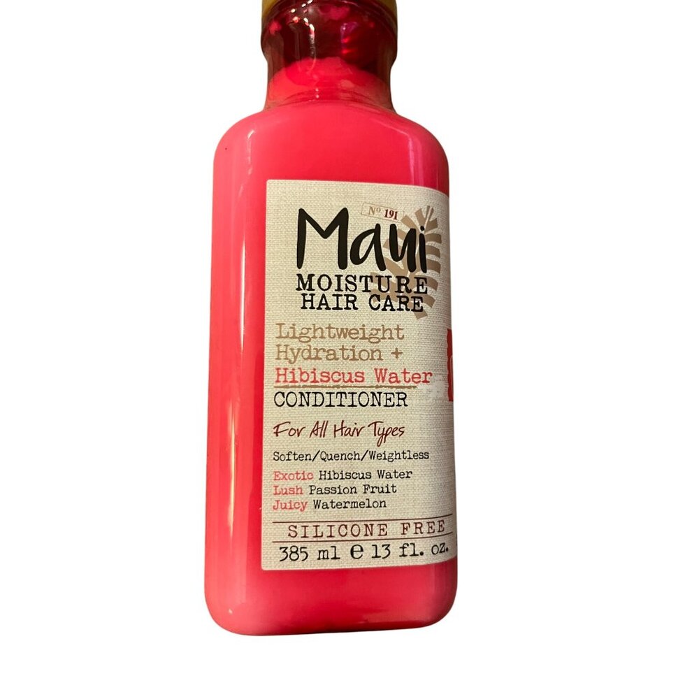 Maui Moisture Conditioner Hibiscus Water 13oz Lot of 2 NEW Silicone Free - Picture 3 of 6